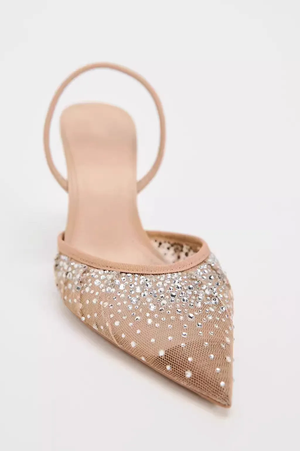 Women's Bright Mesh Fashion Classy High Heels