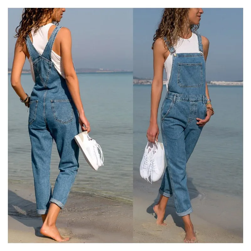Women's Denim Overalls