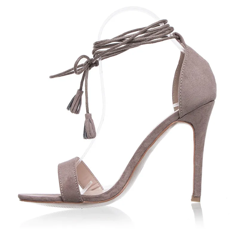 Women's Fashion Gladiator Lace up High Heels Shoe