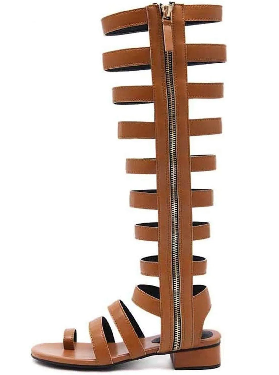 Women's Knee High Gladiator Sandals By Liv and Mia