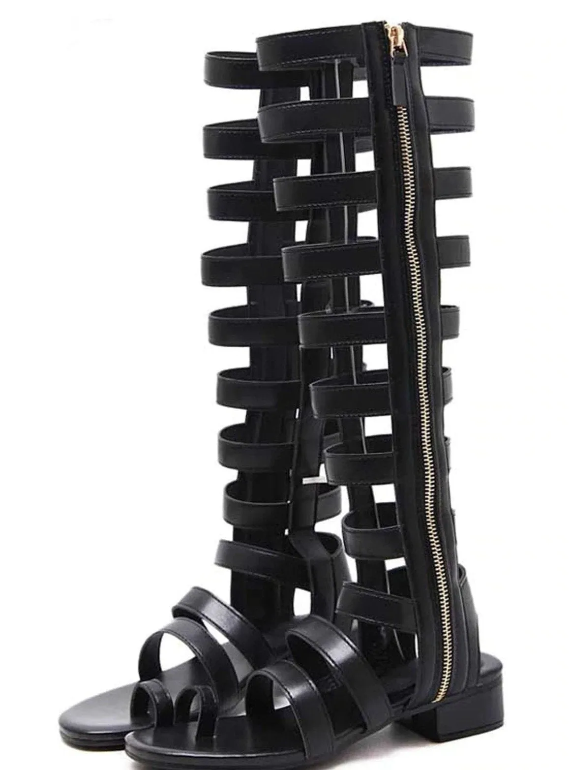 Women's Knee High Gladiator Sandals By Liv and Mia