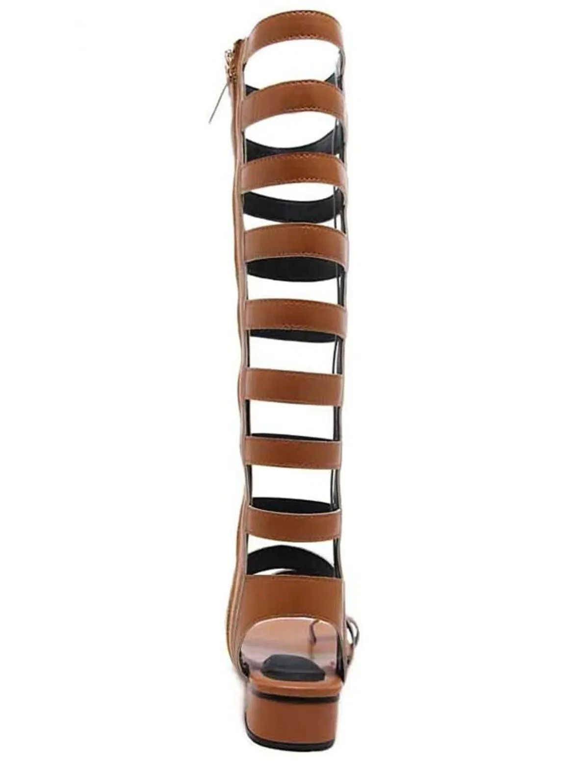Women's Knee High Gladiator Sandals By Liv and Mia
