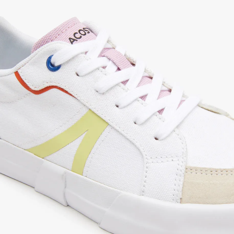 Women’s  L004 Textile Color-Pop Sneakers Off White/Pink