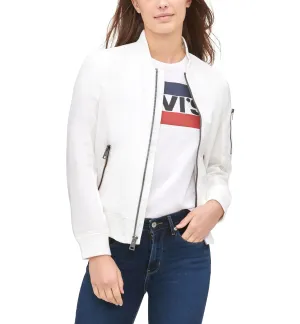 Women's Lightweight Zip-Detail Bomber Jacket