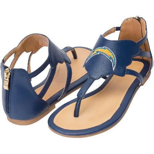 Women's Los Angeles Chargers Cuce Gladiator Sandals