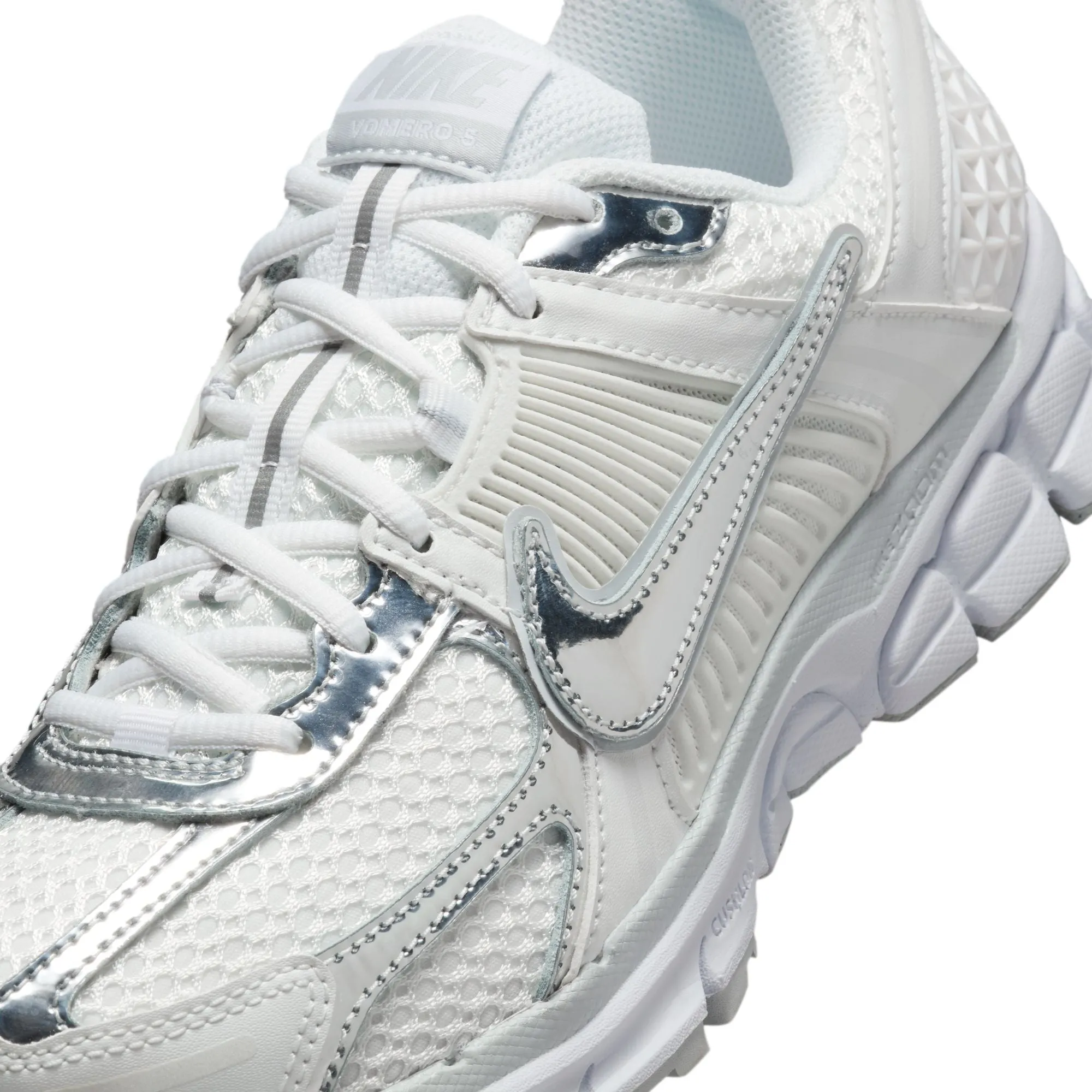 Womens Nike Zoom Vomero 5 'White/Metallic Silver'