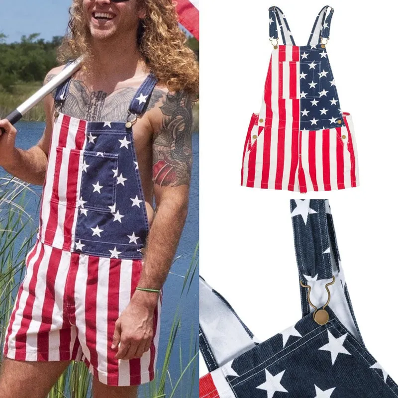 Women's Overalls Jeans Denim Jumpsuit Romper Workout Shorts