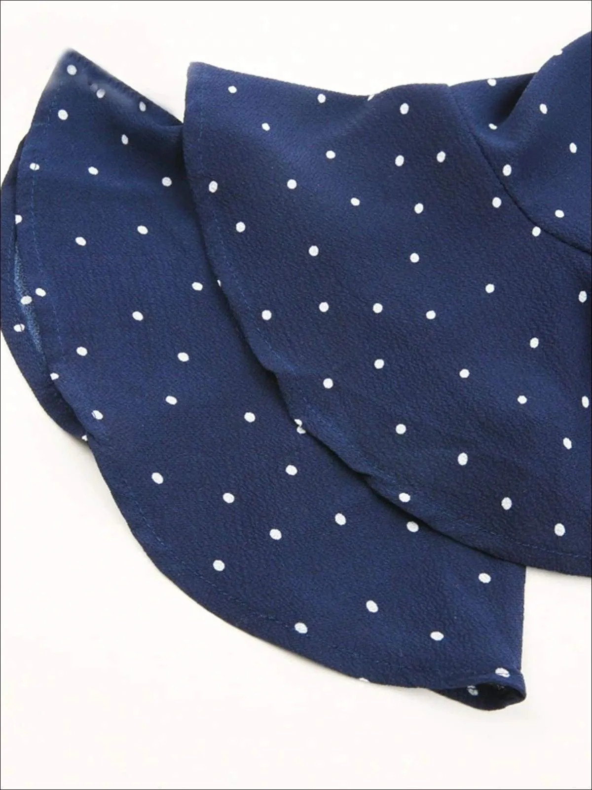 Women's Polka Dot Off The Shoulder Flare Sleeve Romper