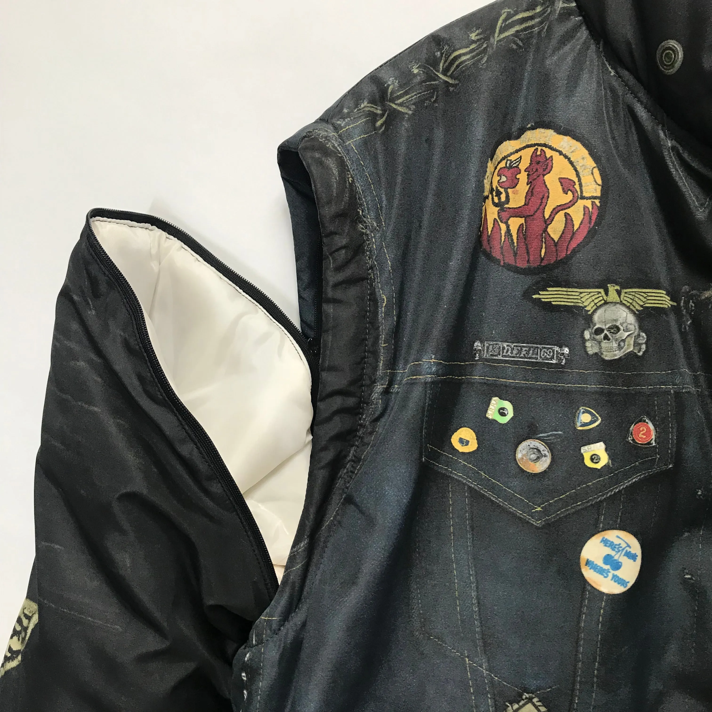 [XL] Neighborhood WDWYFW 14AW 20th MF VE Printed Puffer Jacket / Vest