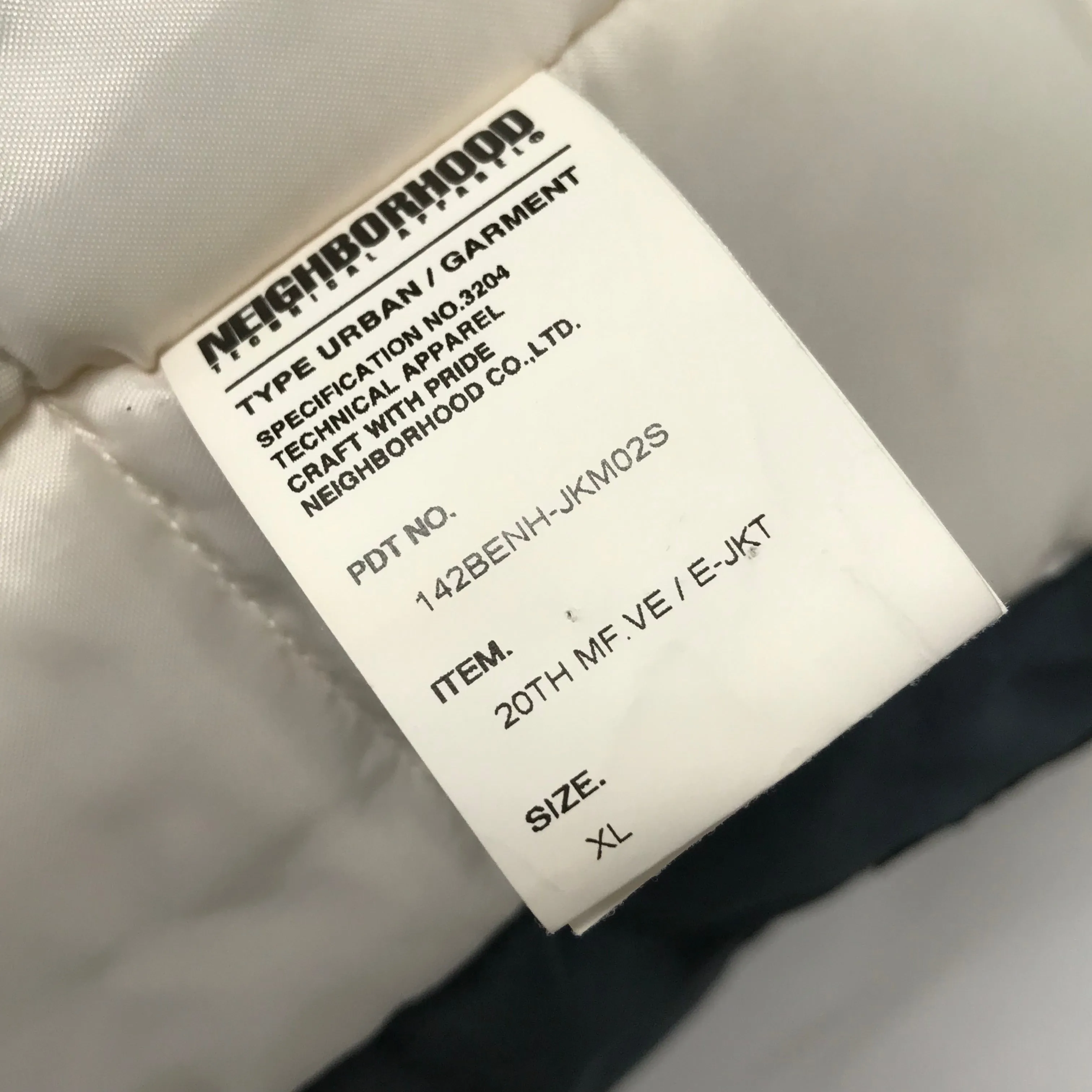 [XL] Neighborhood WDWYFW 14AW 20th MF VE Printed Puffer Jacket / Vest