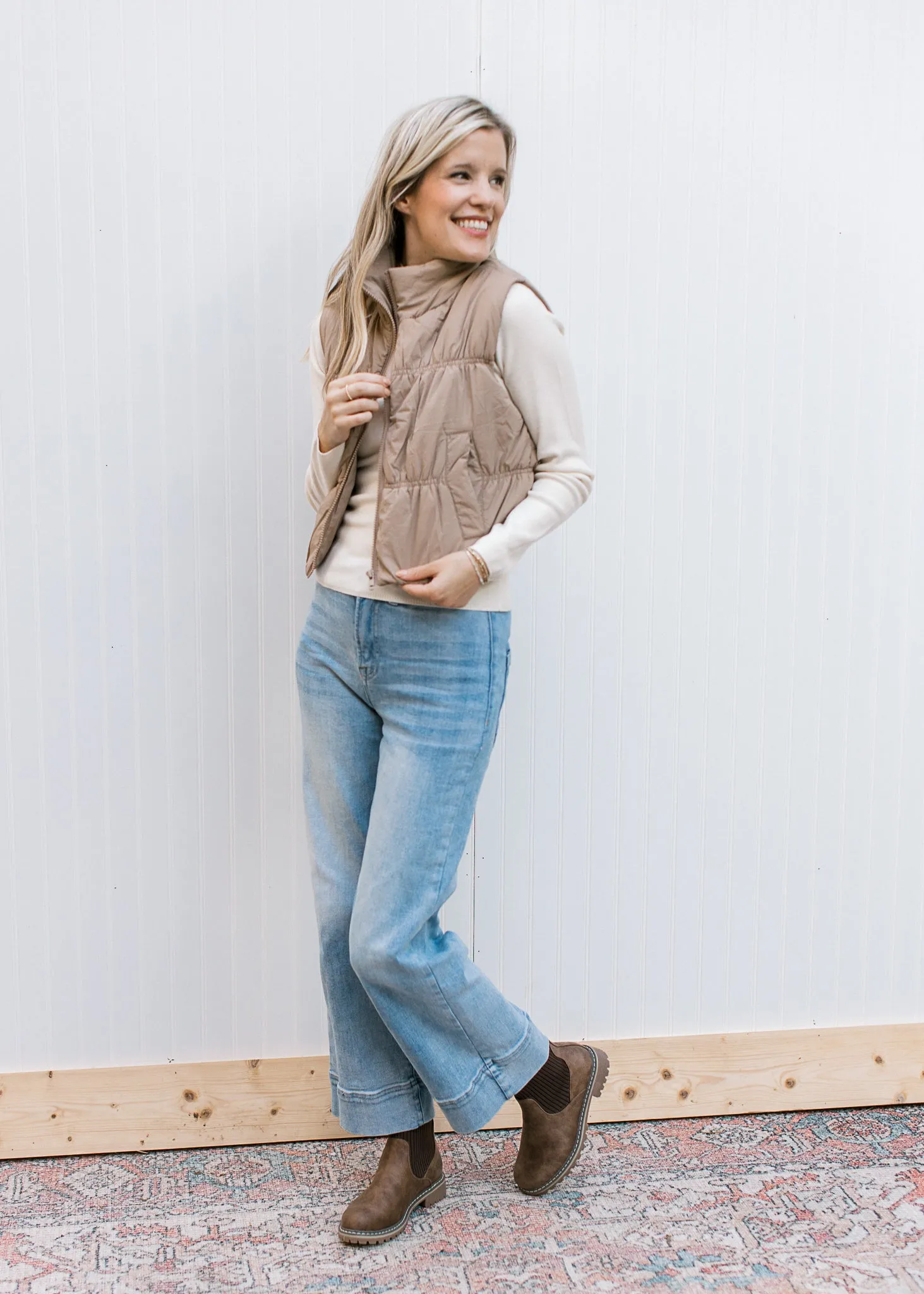 XZ Mocha Puffer Vest
