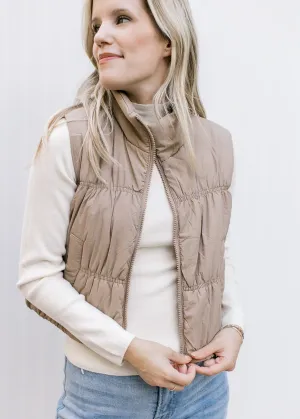 XZ Mocha Puffer Vest