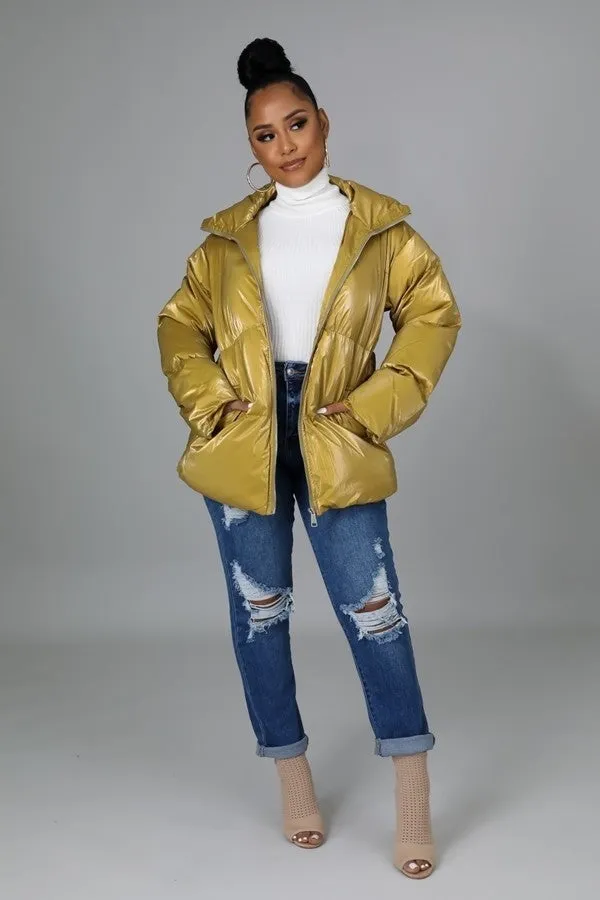 Yellow Non-stretch Jacket